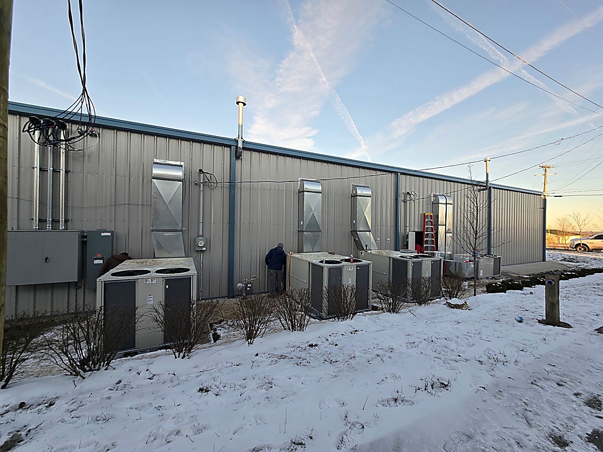 Rooftop unit installation — TempControl