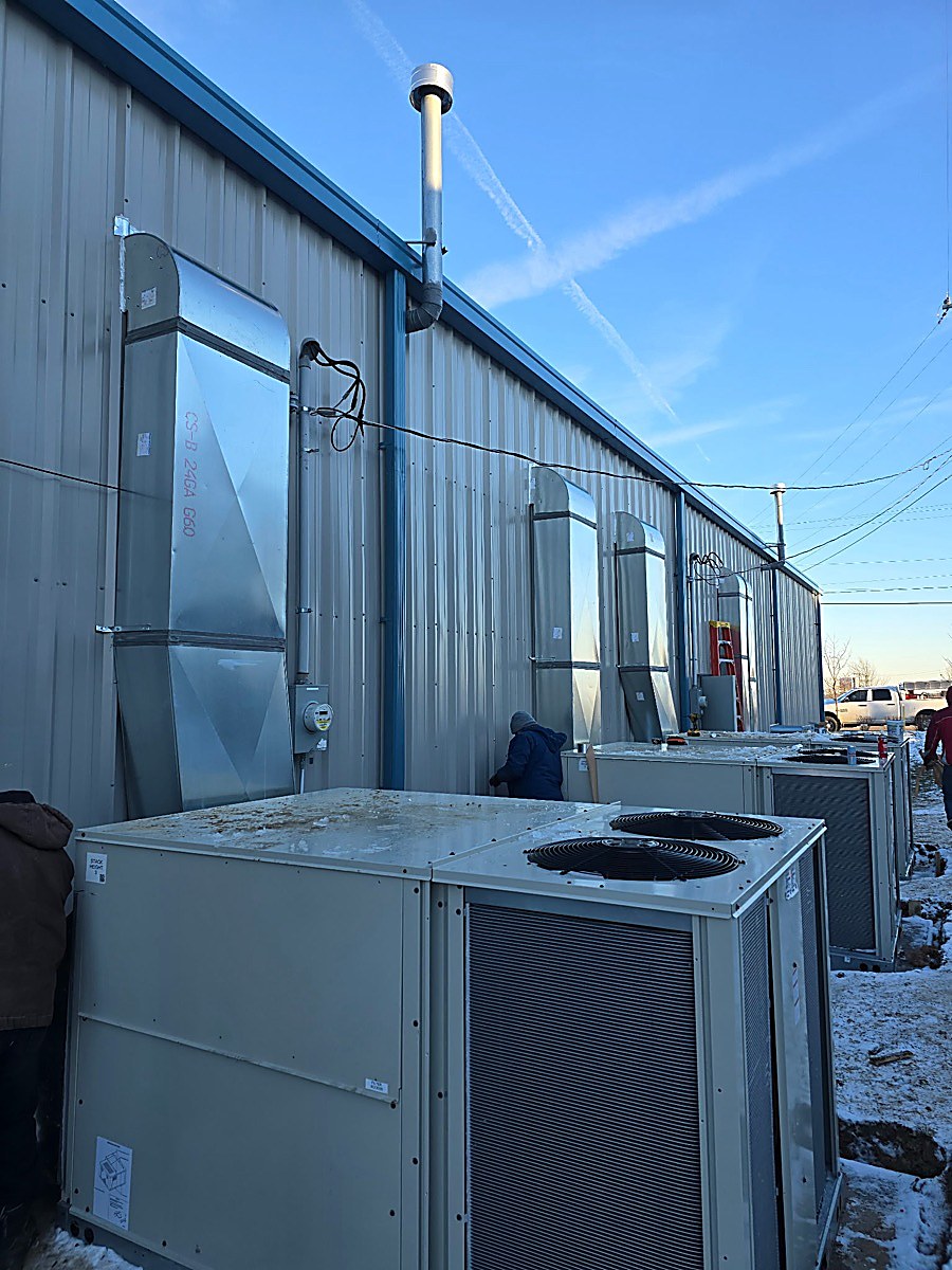 Commercial HVAC install — Lexington KY